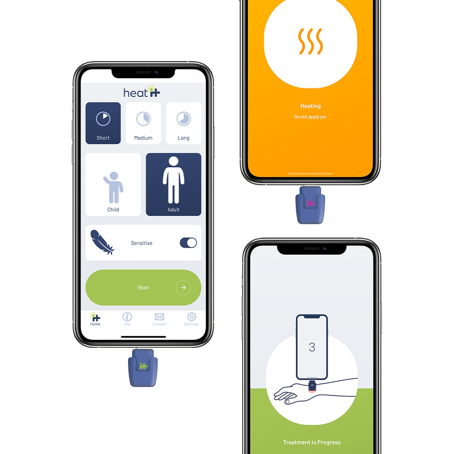 heat it - Smartphone-Powered Insect Bite Healer - Chemical-Free Relief from  Itching & Pain just with Concentrated Heat - for Android with USB-C (not
